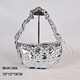 ladies silver shoulder bags